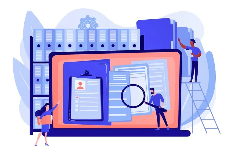 organized-archive-searching-file